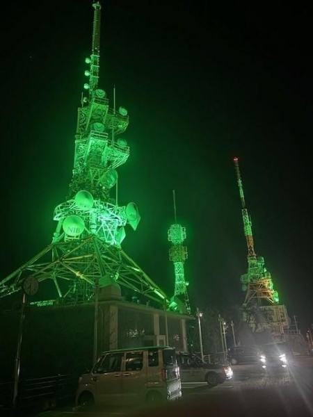 稲佐山山頂電波塔　